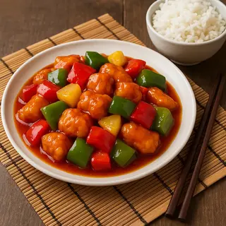 Poulet à la sauce aigre-douce