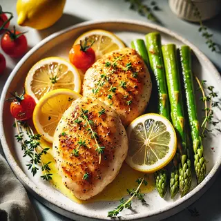Poulet Citronné aux Herbes à l'Airfryer