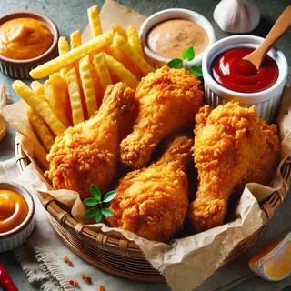 Poulet pané façon KFC à l'Airfryer