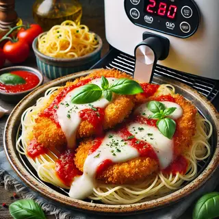 Poulet au Parmesan à l'Airfryer