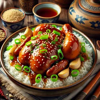 Poulet asiatique au gingembre et soja