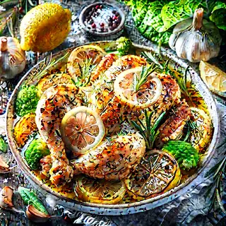 Poulet au citron et herbes en mijoteuse