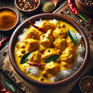 Poulet au curry doux à la mijoteuse