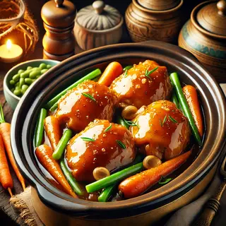 Poulet au miel et à l’ail en Crock-Pot