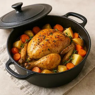 Poulet en Cocotte Traditionnel
