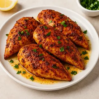 Poulet épicé rôti au four